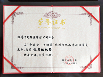 2017“中國(guó)夢(mèng).勞動(dòng)美”大會(huì)で優(yōu)秀組織賞を獲得 