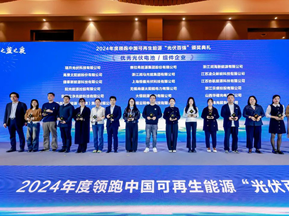 高光時刻 | 陽光能源蟬聯(lián)年度「光伏百強(qiáng)」優(yōu)秀光伏電池/組件企業(yè)獎項